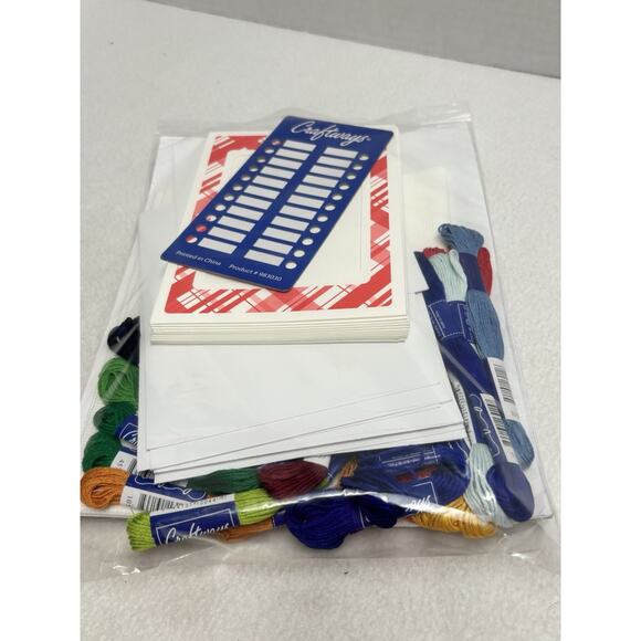 Herrschners "HOLIDAY SWEATERS" Greeting Cards Set of 12 Cross Stitch Kit - Picture 7 of 8